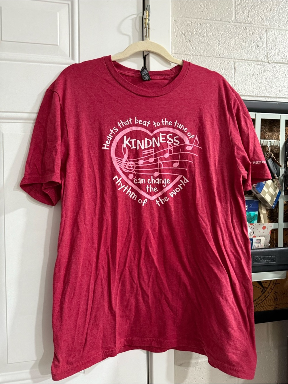 Banner Health - Hearts that beat to the rhythm of kindness red shirt